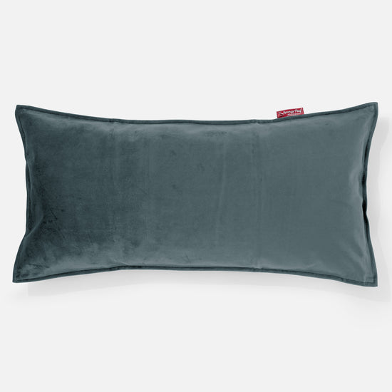 Coussin Géant 40 x 80cm - Velours Mer Égée 01