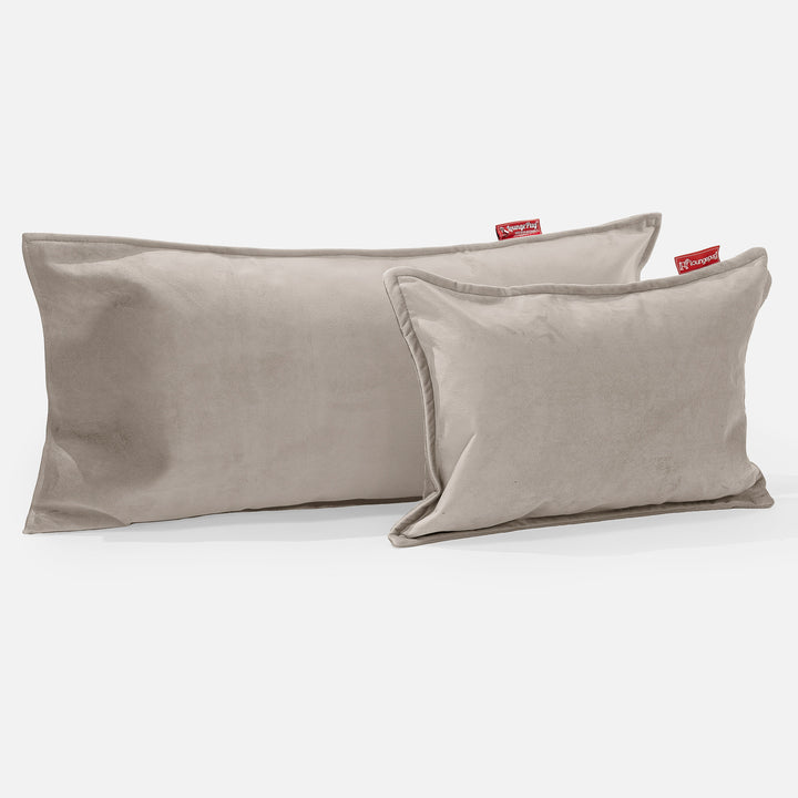 Coussin Géant 40 x 80cm - Velours Vison 03