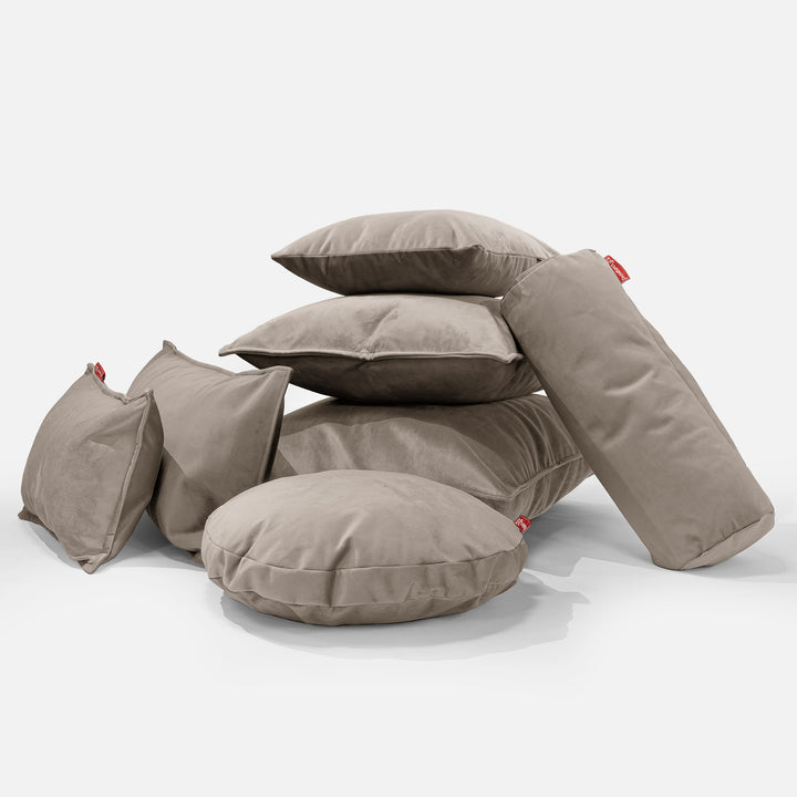Coussin Géant 40 x 80cm - Velours Vison 04