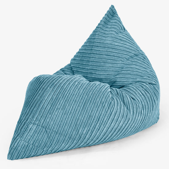 Gros Pouf Enfant 2-14 ans - Côtelé Mer Égée 02