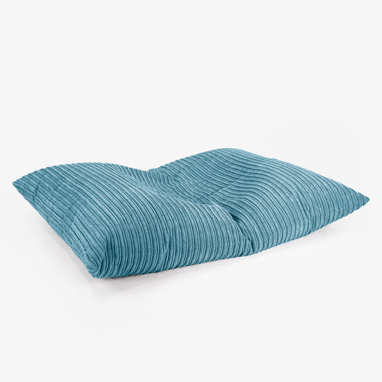 Gros Pouf Enfant 2-14 ans - Côtelé Mer Égée 03