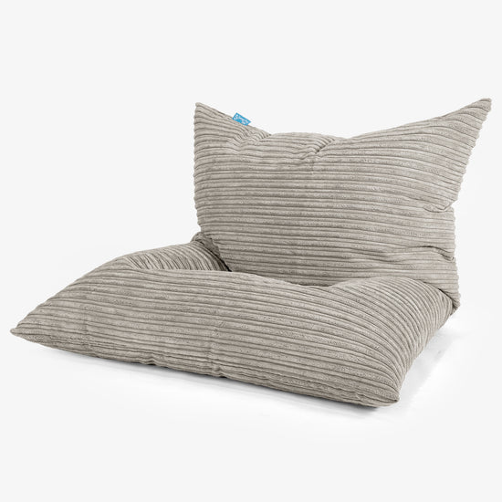 Gros Pouf Enfant 2-14 ans - Côtelé Vison 01