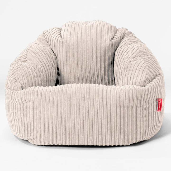 Pouf Chaise Bubble - Côtelé Crème 01