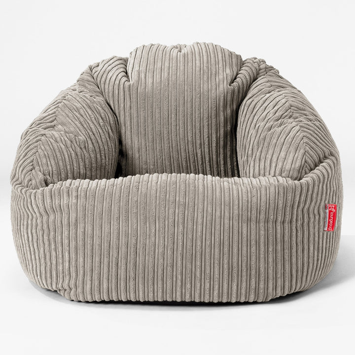 Pouf Chaise Bubble - Côtelé Vison 01