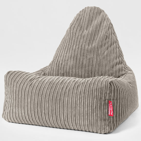 Pouf Relax Style Scandi - Côtelé Vison 01