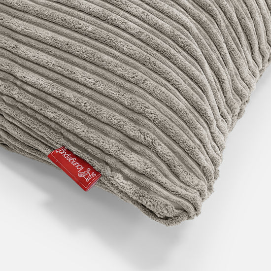 Coussin 47 x 47cm - Côtelé Vison 03