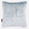 Coussin 47 x 47cm - Fausse Fourrure Lapin Bleu Pastel 01