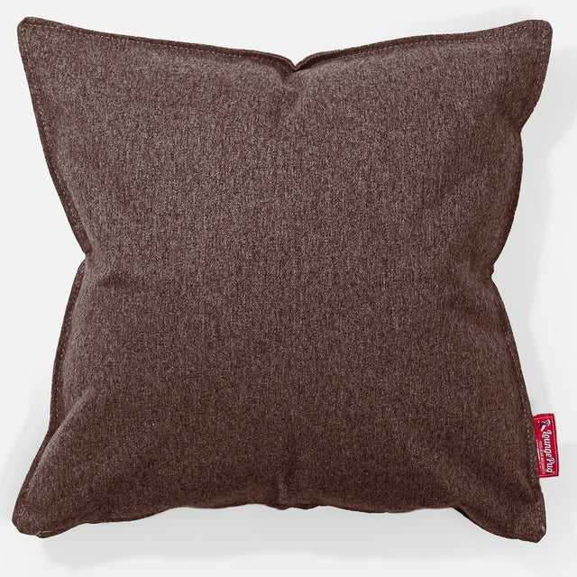 Coussin 47 x 47cm - Interalli Laine Marron 01