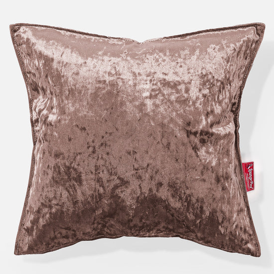 Grand Coussin 70 x 70cm - Vintage Velours Truffe 01
