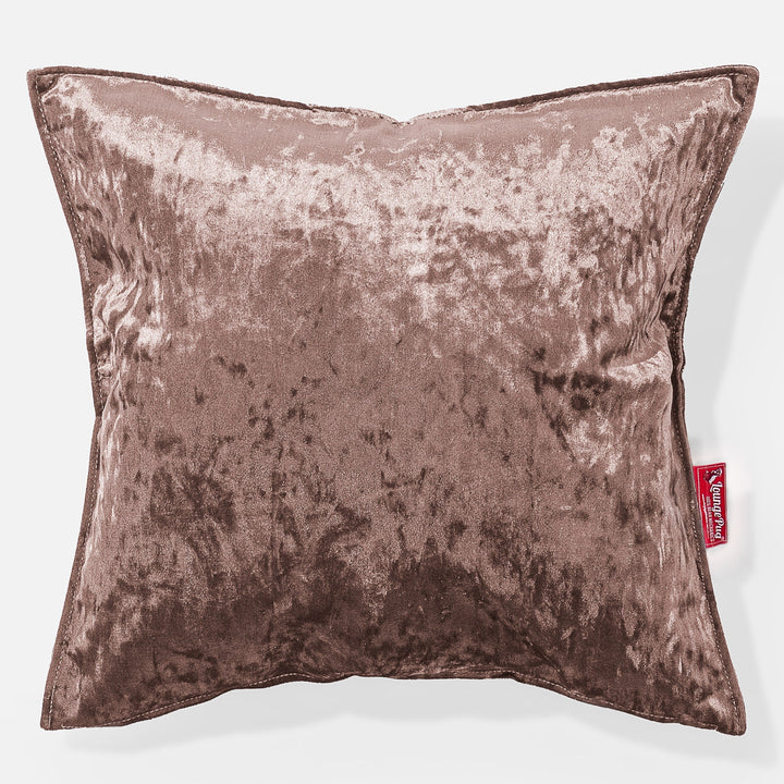 Grand Coussin 70 x 70cm - Vintage Velours Truffe 01