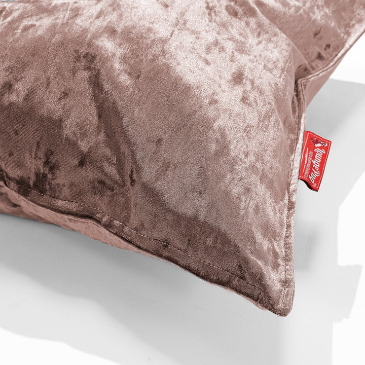 Grand Coussin 70 x 70cm - Vintage Velours Truffe 02