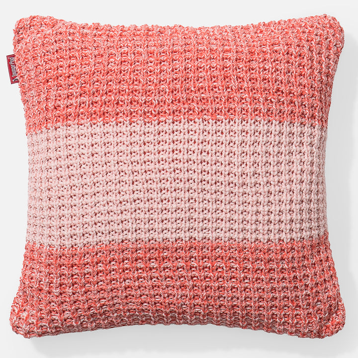 Coussin 47 x 47cm - 100% Coton Chester Rose 01