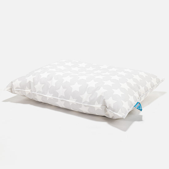 Coussin Pouf Enfant - Imprimé Gris étoile 02
