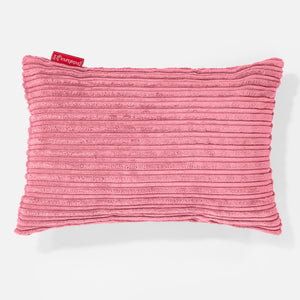 Housse de Coussin Rectangulaire 35 x 50cm - Côtelé Corail