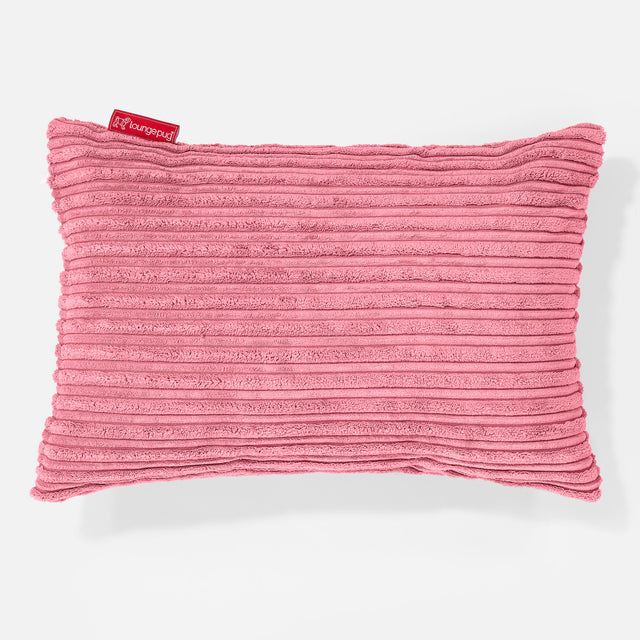 Coussin Rectangulaire 35 x 50cm - Côtelé Corail 01