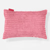 Coussin Rectangulaire 35 x 50cm - Côtelé Corail 01