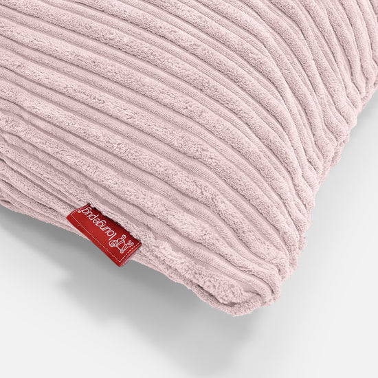 Coussin Rectangulaire 35 x 50cm - Côtelé Rose 02