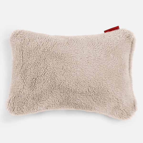 Coussin Rectangulaire 35 x 50cm - Fausse Fourrure Nounours Vison 01