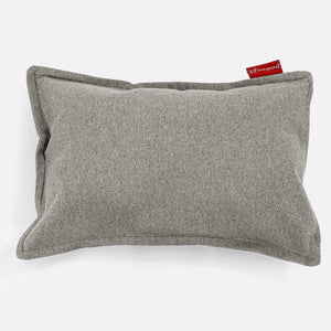 Housse de Coussin Rectangulaire 35 x 50cm - Interalli Laine Argent