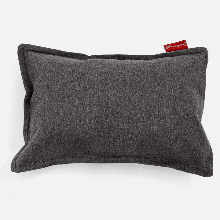 Coussin Rectangulaire 35 x 50cm - Interalli Laine Gris 01