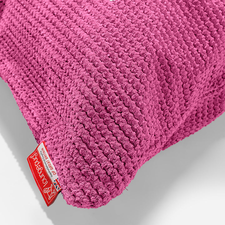 Coussin Rectangulaire 35 x 50cm - Pompon Rose 02