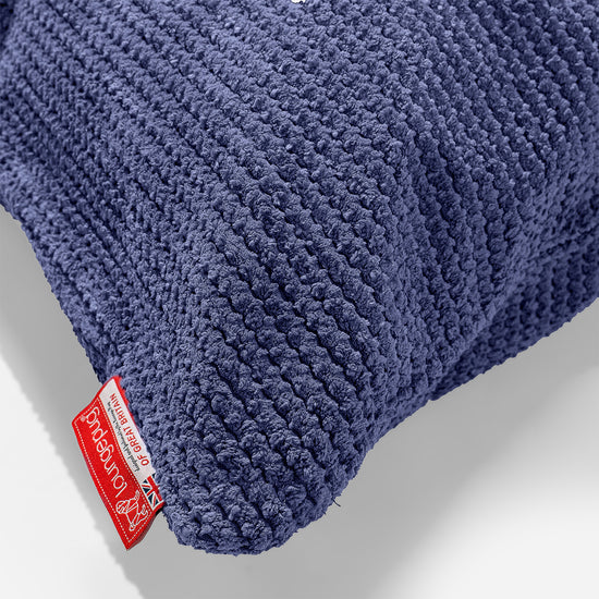 Coussin Rectangulaire 35 x 50cm - Pompon Violet 02