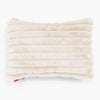 Housse de Coussin Rectangulaire 35 x 50cm - Velours Côtelé Ultra Pelucheux Crème 01