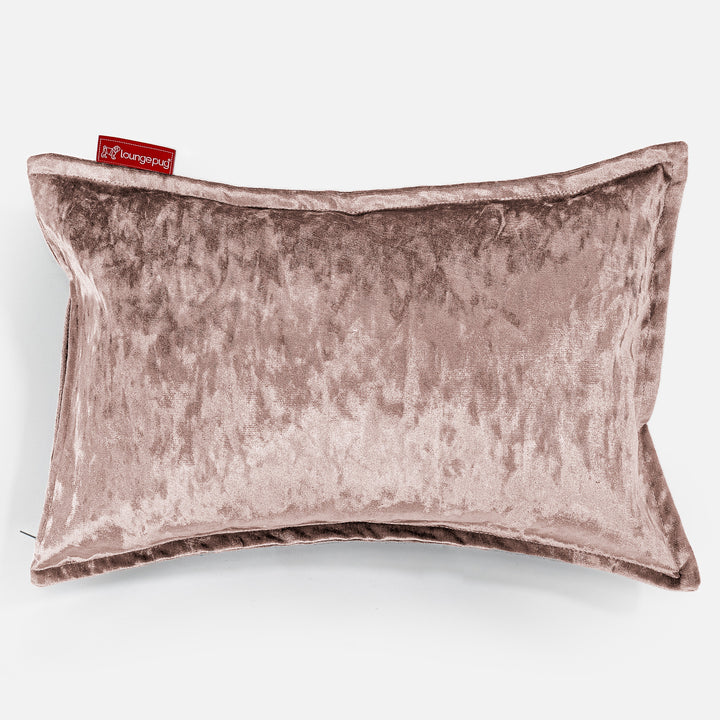 Coussin Rectangulaire 35 x 50cm - Vintage Velours Truffe 01