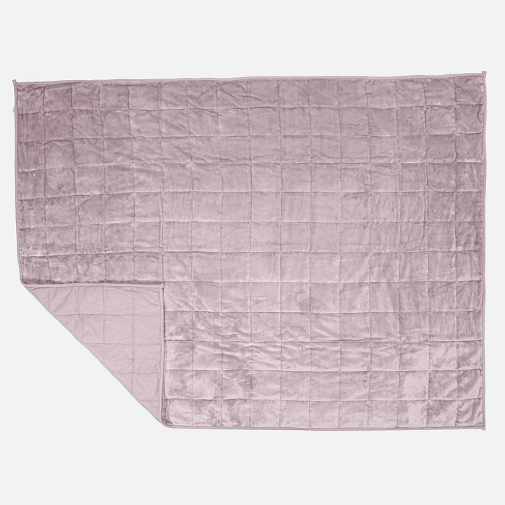 Couverture Lestée pour Adultes - Polaire sherpa Rose Pâle 03