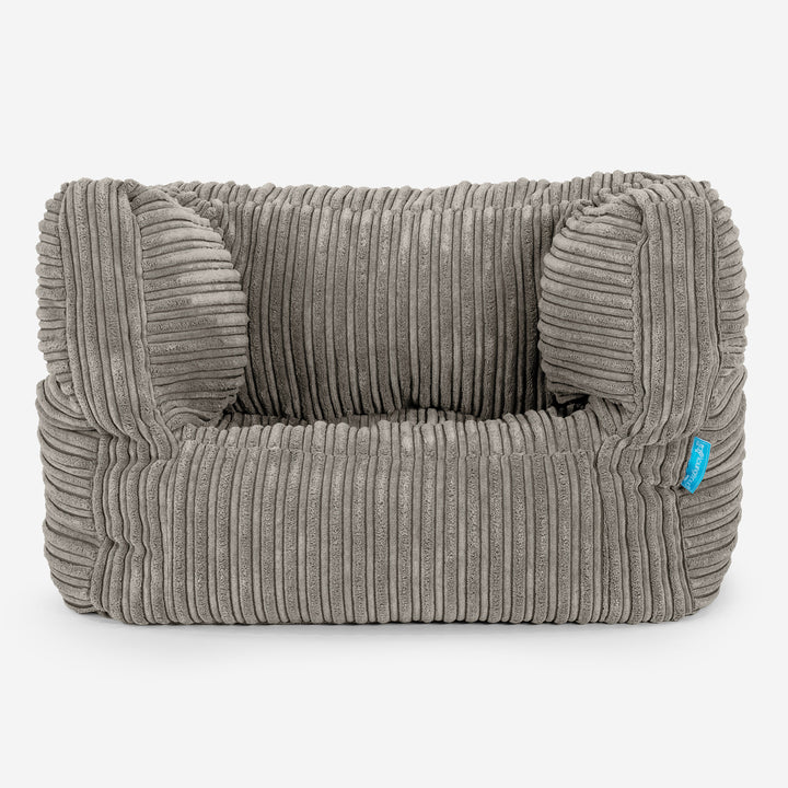 Fauteuil Pouf Albert pour Enfant 1-5 ans - Côtelé Vison 01