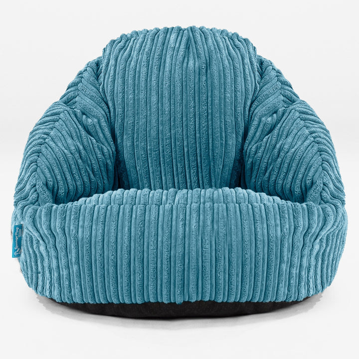 Pouf Chaise Bubble pour Enfants 1-3 ans - Côtelé Mer Égée 01