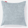 Grand Coussin 70 x 70cm - Côtelé Bébé Bleu 01