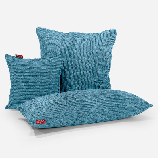 Grand Coussin 70 x 70cm - Pompon Mer Égée 04