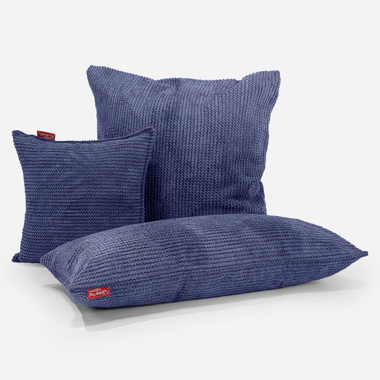 Grand Coussin 70 x 70cm - Pompon Violet 04