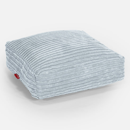 Grand Coussin de Sol - Côtelé Bébé Bleu 01