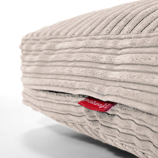 Grand Coussin de Sol - Côtelé Crème 02