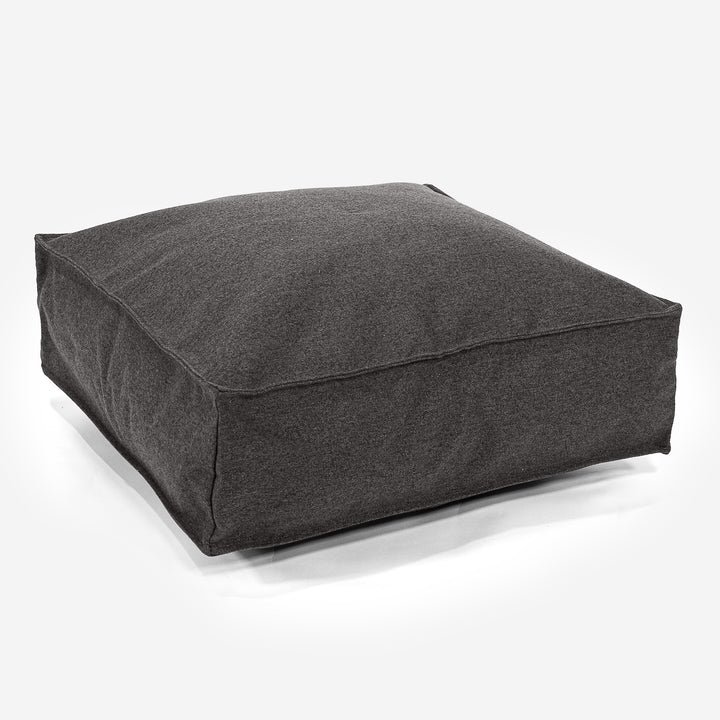 Grand Coussin de Sol - Interalli Laine Gris 01