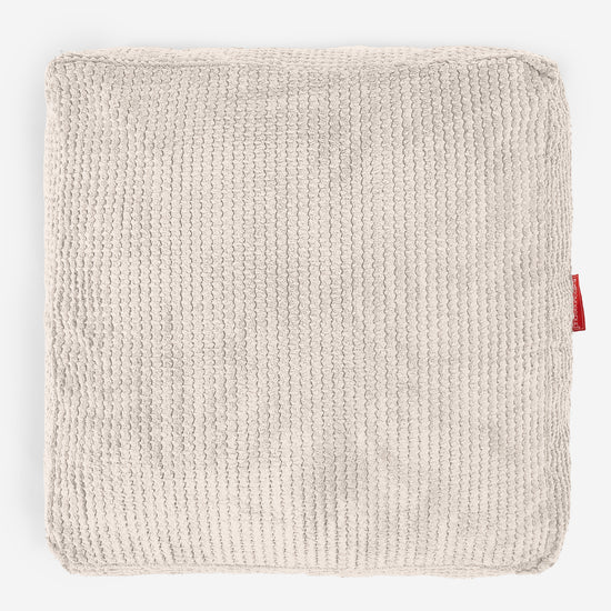 Grand Coussin de Sol - Pompon Crème 03