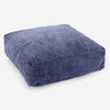 Grand Coussin de Sol - Pompon Violet 01