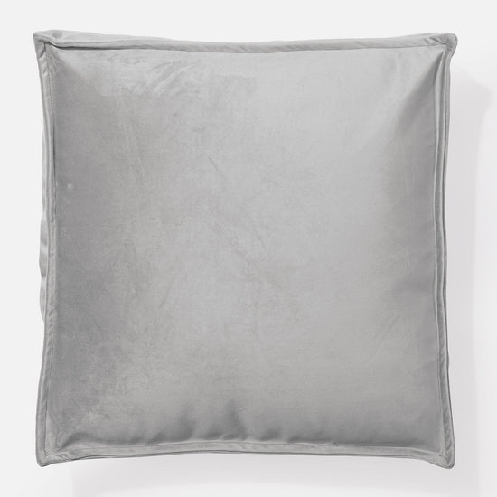 Grand Coussin de Sol - Velours Argent 02