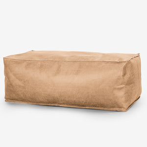 Gros Repose Pied - Cuir Vintage Marron Clair