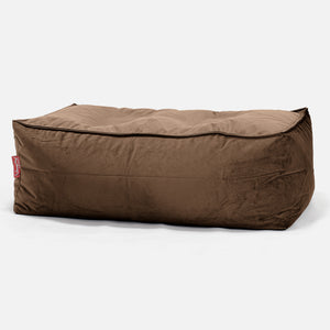 Gros Repose Pied - Velours Espresso