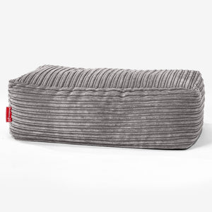 CloudSac 100 Repose-pieds à Mémoire de Forme - Côtelé Anthracite