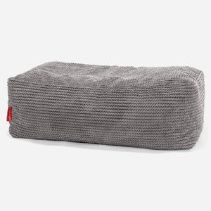 CloudSac 100 Repose-pieds à Mémoire de Forme - Pompon Anthracite