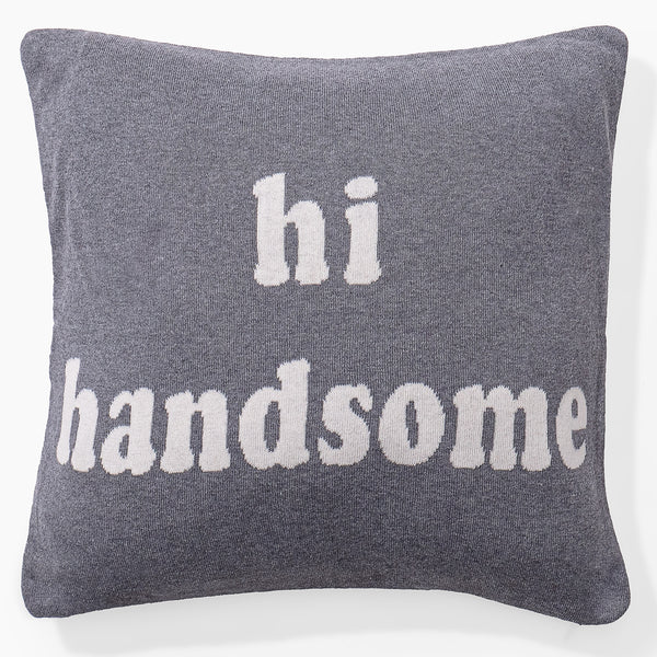 Coussin 47 x 47cm - 100% Coton Hey Gorgeous 01