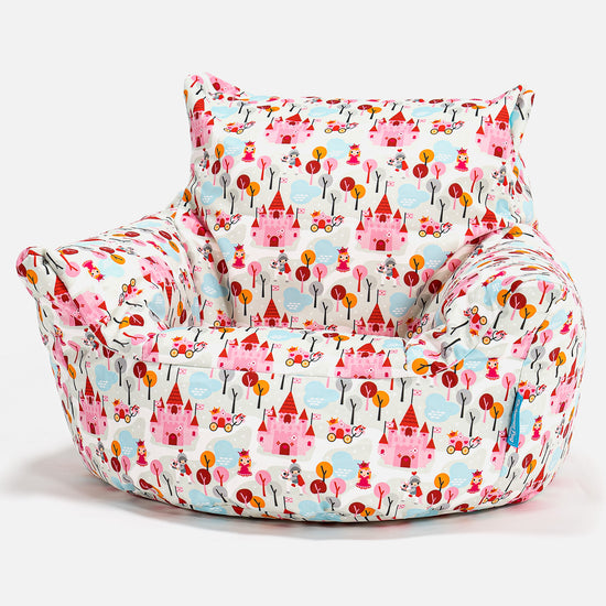 Fauteuil Pouf Bambin 1-3 ans - Imprimé Princesse 01
