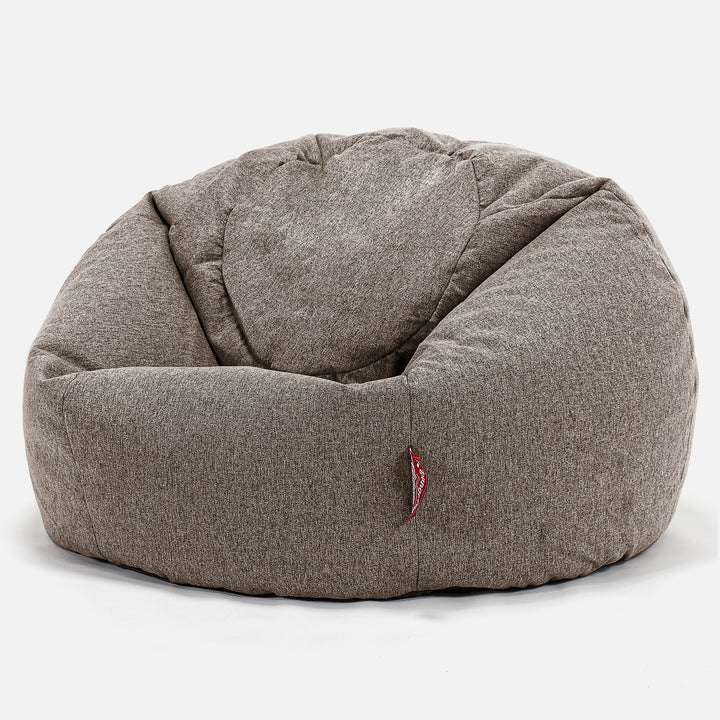 Pouf Poire Classique - Interalli Laine Biscuit 01