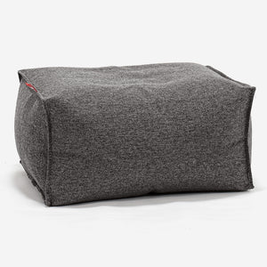 Petit Repose Pied - Interalli Laine Gris