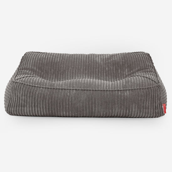 Le Canapé Pouf Doudou - Côtelé Anthracite 01