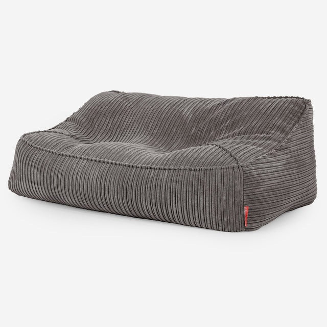 Le Canapé Pouf Doudou - Côtelé Anthracite 03